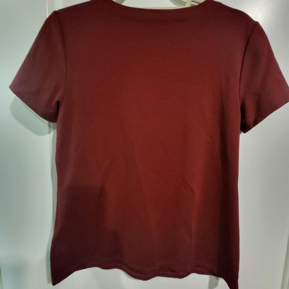 Brooks Brothers Maroon Short Sleeve Tee - Picture 2 of 4